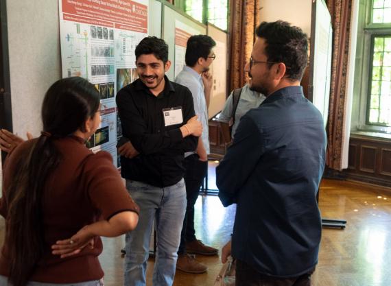 Poster session at Mind Bytes. Photo by Alan Klehr. 